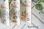 Baby Closet Dividers | Woodland Nursery Decor Closet Dividers for Baby Clothes | Hanging Wooden Baby Clothes Dividers for Clo