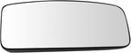 TRQ Driver Side Lower Mirror Glass Clear Snap On Compatible with 2007-2009 Dodge Sprinter 2500 Sprinter 3500 CH1324162