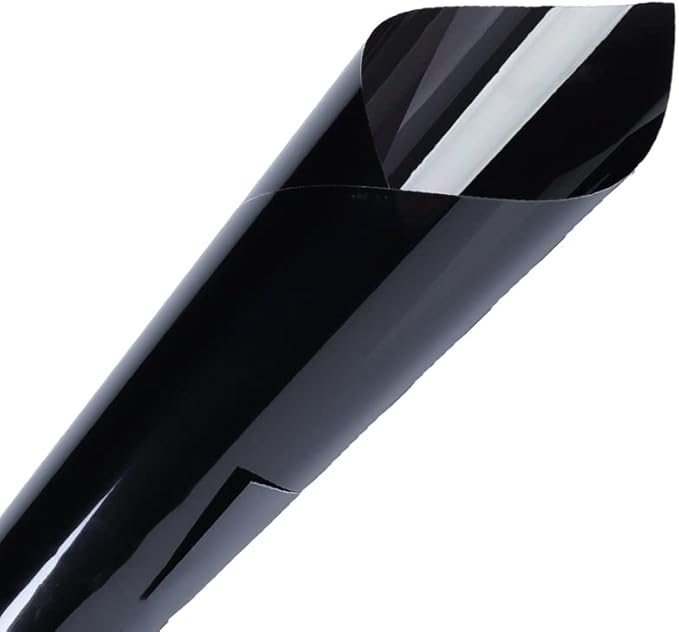 TXUJDSER Auto Window Tint Film Roll 5% VLT 30" x 20Ft - Privacy Window Tints Kit for Car, Home, Blocks UV/IR Rays, Reduce Heat & Glare (5% VLT, 30in x 20ft)