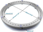 Aluminum Heavy Duty Lazy Susan Rotating Turntable Bearing Swivel Plate Hardware for Dining-Table (20 inch (14mm))