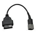 OBD2 Adapter Cable for Yanmar Diesel Vehicles 6 Pin OBD2 16Pin OBDII Car Diagnostic Connector Compatible with OBD II