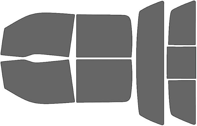 Rvinyl Window Tint Kit Compatible with Ford F-150 2009-2014 4 Door - Black 35% - Single Ply No Bubble Film - Do it Yourself Vehicle Complete Precut Kit