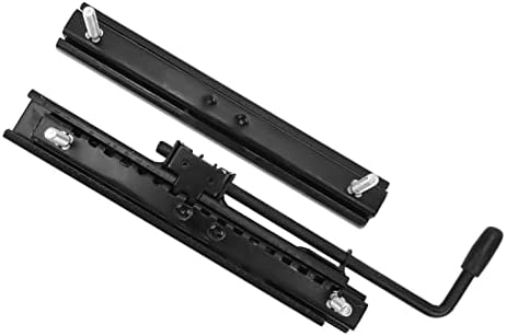 Vehicle Seat Slider Track, 2PCS Strong Strength Adjustable Seat Sliding Fit For Go Kart Four Wheel Off Road UTV