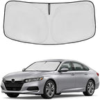 for Honda Accord 2022 2023 2024 2025 2026 Windshield Sun Shade - Foldable Front Window Shade Windshield Cover Custom Fit Honda 11th Gen Accessories Sun Visor Shade Blocks UV Rays Accessories
