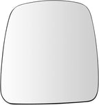 TRQ Driver Side Power Heated Mirror Glass Compatible with 2003-2007 Chevrolet Express 1500 2500 3500 GMC Savana 1500 2500 350