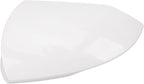 Side Mirror Cover Cap Unpainted White Rearview Wing Mirror Cap Weather Replacement for Hyundai Elantra 2021 to 2023 (Left)
