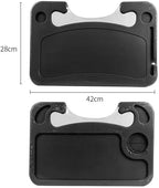 2-in-1 Steering Wheel Tray Desk for Eating & Laptop for Ford Maverick 2022–2025, Hook-On Car Food Tray with Cup Holder & Pen Slot Portable Car Desk for Commuters