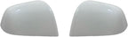 Compatible with Tesla Model Y Side Mirror Cover Replacement 2021 2022 2023 2024, Left & Right Side Rearview Mirror Cover Cap for Model Y Accessories(white)2pcs