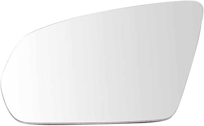 TRQ Driver Side Mirror Glass Heated Snap On Compatible with 2015-2021 Mercedes Benz C300 C43 AMG C63 AMG GLC300 GLC43 AMG 201