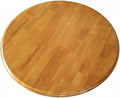 Large Lazy Susan Turntable, Wooden Round Tray Rotating for Dining Table Top Centerpiece Silent Smooth SpinBy Hand Kitchen Tur