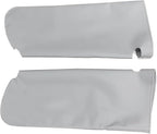 Sun Visor Replacement Cover Skin, Pair Gray Leather Sun Visor Covers Compatible with Chevy Tahoe Suburban/with GMC Yukon 1995-1999