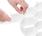 Whitmor Honeycomb Drawer Organizer, 6 PAck White