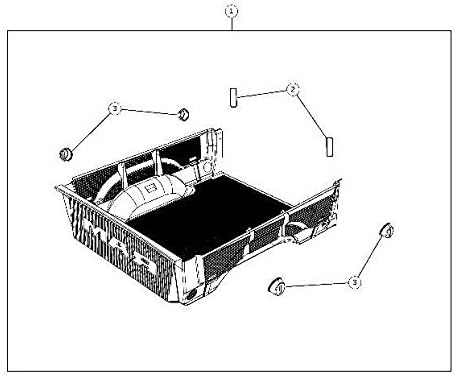 Mopar 68280322AA COVER ANCHOR