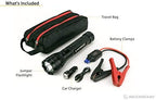 Scosche PBJF400 Portable Car Battery Jump Starter, 400A Battery Booster, 12V Battery Jumper Cables Kit for Car (3.5L Gasoline/2.0L Diesel Engines) Portable Power Bank with 1000 Lumen LED Flashight