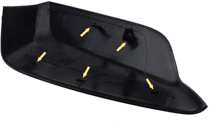 For Chevy Chevrolet Malibu Side Mirror Cover Cap 2016 2017 2018 2019 2020 2021 2022 2023 Right Left Matte Black ABS Plastic Textured Rear View Mirror Covers Caps Replacement 84026842 84026841