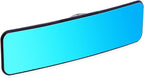 SkycropHD Anti Glare Rear View Mirror for Car, Clip on Wide Angle Panoramic Rearview Mirror Eliminate Blind Spots – Convex, Blue