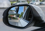 LivTee Blind Spot Car Mirror，Asymmetric Fan Shaped HD Glass Frameless Convex Rear View Mirror with wide angle Adjustable Stick for Cars SUV and Trucks, Pack of 2