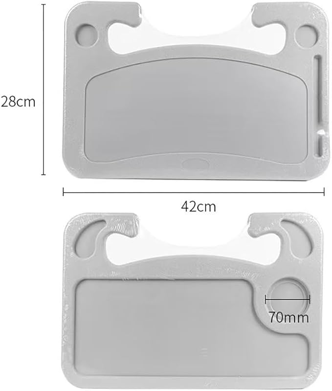 1 Pcs Car Steering Wheel Tray for Cadillac Seville/DeVille/Escalade ESV/Lyriq/Vistiq, Multi-Functional Notebook Eating Desk Double-Sided Design Table Holder Auto Interior Accessories,B