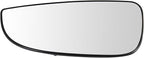 TRQ Driver Side Lower Mirror Glass Non Heated For Factory Equipped Mirrors Compatible with 2014-2024 Ram ProMaster 1500 2014-