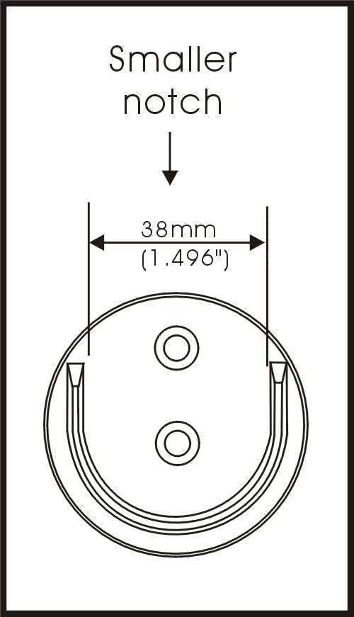 QCAA Extra Heavy Duty Premium Solid Brass Closet Pole Socket Set, 1-1/2 inch, with Stainless Screws, Oil_Rubbed Bronze, 1 Pai