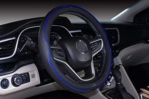 Mayco Bell Large Size Steering Wheel Cover Anti-Slip,Safety,Soft,Breathable,Durable,Full Surround,Comfortable Grip Microfiber