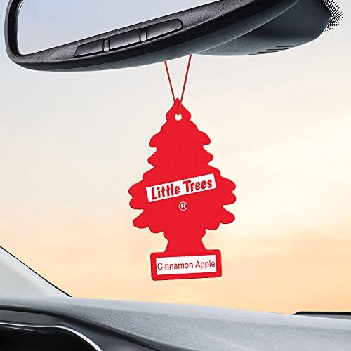 LITTLE TREES Car Air Freshener | Hanging Tree Provides Long Lasting Scent for Auto and Home | 24 Air Fresheners |Cinnamon App