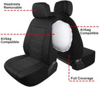 3D Air Mesh Car Seat Cover Full Sets Washable and Breathable Premium Cloth Automotive Vehicle Seat Covers for Cars Interior, 