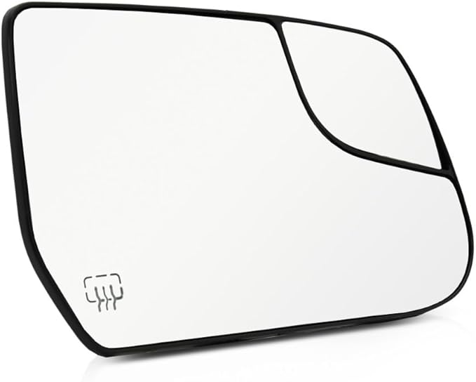 For Chevy Equinox 2010 11 12 13 14 15 16 2017 Mirror Glass Passenger Side | Heated | w/Backing Plate and Blind Spot Glass | Convex Glass Type | Replacement For 22906958