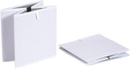 Amazon Basics Collapsible Cube Storage Organizer Bins, Closet Organizer Baskets for Shelves, Space-Saving, White, 13" x 15" x