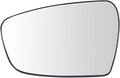 TRQ Left Mirror Glass Heated with Backing Plate For Factory Equipped Mirrors Only Compatible with 14-16 Kia Forte without Bli