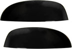 Pair Gloss Black Mirror Caps Cover Compatible with GMC Chevrolet Silverado Sierra 1500 2500 HD 3500 HD Avalanche Tahoe 2007-2013 Pick up Replacement for 25788157 25788156