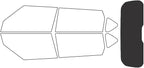 Rvinyl Window Tint Kit Compatible with Kia Soul 2014-2019 - Rear Windshield Precut Kit - 20%