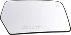 TRQ Passenger Side Heated Mirror Glass with Blind Spot Detection Compatible with 2015-2017 Ford Expedition, 2015-2017 Lincoln