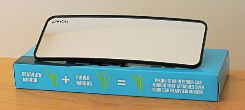 Family Car Mirror by Pikibu® - A better way to see your kids. View ALL your children and your blind spots - 180-degree View - High Definition Clarity