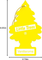 LITTLE TREES Car Air Freshener | Hanging Paper Tree for Home or Car | Vanillaroma | Single Tree per Package