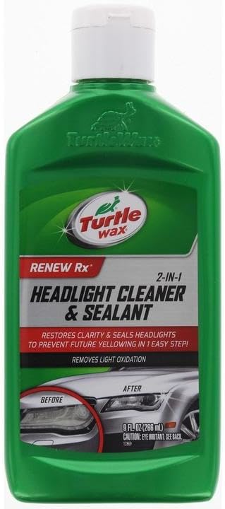 Turtle Wax T-43 (2-in-1) Headlight Cleaner and Sealant - 9 oz, Green