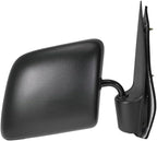 TRQ 2 Piece Driver and Passenger Side Mirror Assembly Set Manual Adjustment Non-Heated No Memory Black Compatible with 1994-2
