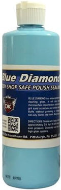Detail King Blue Diamond Car Polish & Car Sealant - Silicone Free Polish - Cleans, Dazzles & Protects - Body Shop Safe - 16oz
