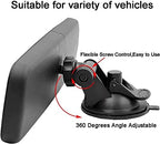 Anti-Glare Rear View Mirror,LECAMEBOR Blue HD Universal Car Interior Rear View Mirror with Adjustable Suction Cup (360° Adjustable Angle)