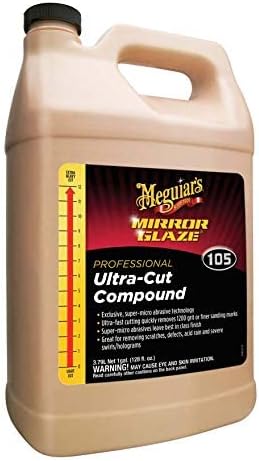 REMOVES LIGHT SWIRLS AND ADDS GLOSS CLARITY ULTRA CUT COMPOUND LIQUID 1 GALLON JUG SING