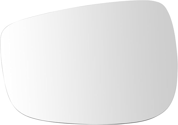 TRQ Driver Side Mirror Glass Heated Snap On Compatible with 2016-2021 Mazda CX-3 2015-2016 Mazda CX-5 MA1324112