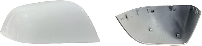 Compatible with Tesla Model 3 Side Mirror Cover Replacement 2017 2018 2019 2020 2021 2022 2023 2024 2025, Right Side Rearview Mirror Cover Cap for Model 3 Accessories(White)