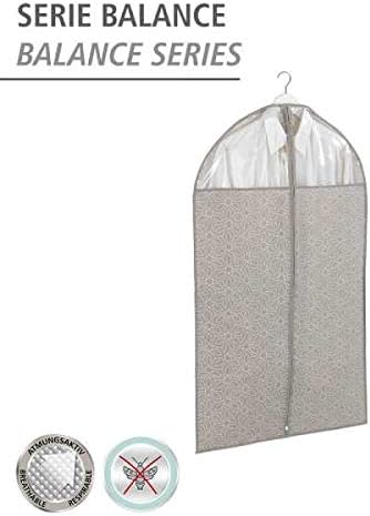 Wenko Balance Wardrobe with Wheels - Mobile Wardrobe Folding, Blue, 75 x 160 x 50 cm