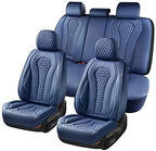 Coverado Seat Covers, Car Seat Covers Full Set, Blue Car Seat Cover, Car Seat Covers Front Seats Back Seat Cover, Waterproof 