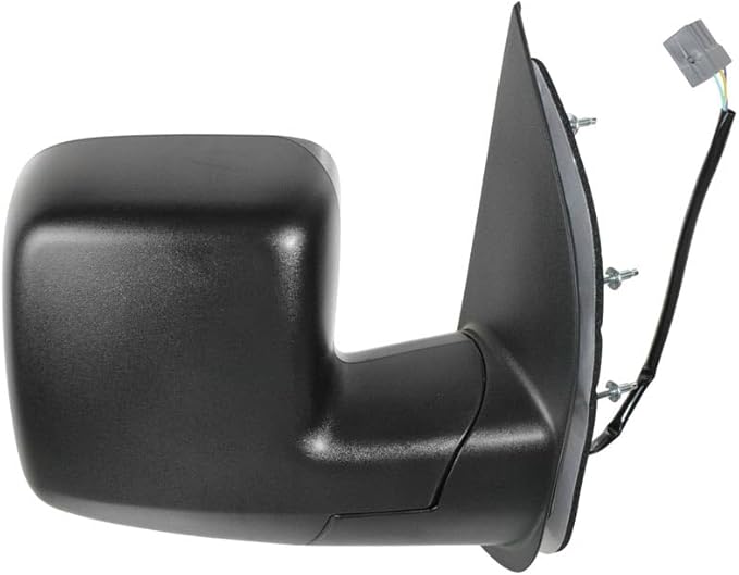 TRQ Driver and Passenger Side Mirror Assembly Set Power Textured Black Foldaway Compatible with 2009 Ford E-150 2009 E-250 20