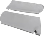 Car Sun Visor Cover Pair Gray, Leather Sun Visor Replacement Cover for Chevy Tahoe Suburban Yukon 1995-1999,(Skin Only)