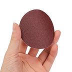 200PCS 3 inch Sanding Discs Hook Loop, VÉZAAR Orbital Sander Pad Headlight Restorations Sandpaper Backing Aluminum Oxide 80 1