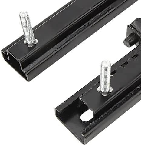Vehicle Seat Slider Track, 2PCS Strong Strength Adjustable Seat Sliding Fit For Go Kart Four Wheel Off Road UTV