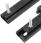 Vehicle Seat Slider Track, 2PCS Strong Strength Adjustable Seat Sliding Fit For Go Kart Four Wheel Off Road UTV