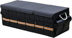 Tianle Car Trunk Organizer - Collapsible Trunk Organizer & Lid Foldable Cover Aluminium Alloy Handle Reflective Strip for